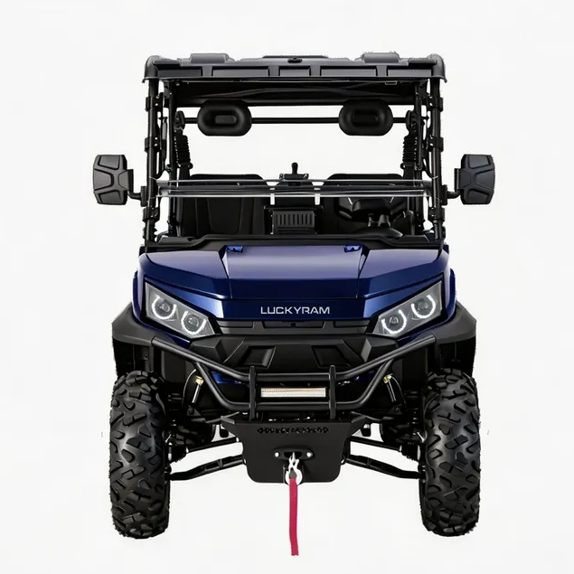 10KW AC Motor 4WD UTV elektrikoa 1000kg Garraioa Ehiza Gantxorako