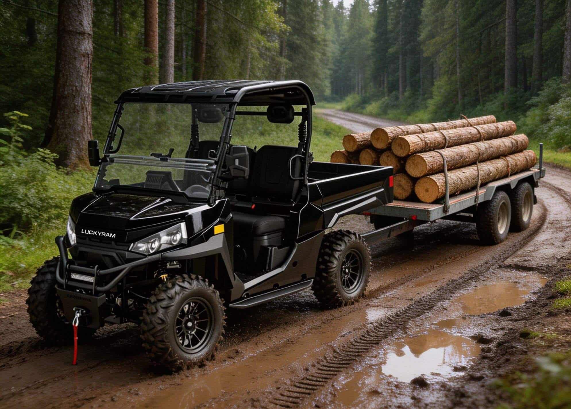 Farm Heavy Duty UTV 4WD 10KW AC Motor 73.6V 400A Kontroladorea